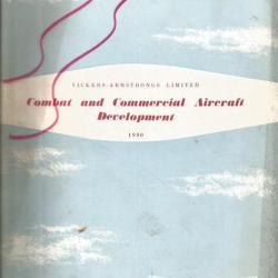 rare catalogue avions vickers-armstrong "combat and commercial aircraft development 1950"