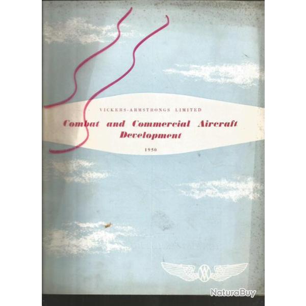 rare catalogue avions vickers-armstrong "combat and commercial aircraft development 1950"