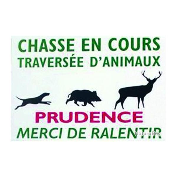 Panneaux de battue 80 x 60 cm en 3 couleurs