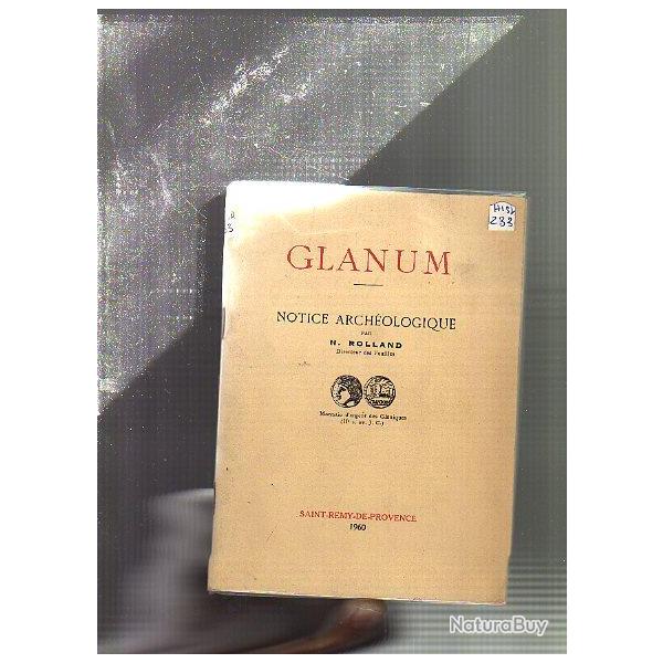glanum , notice arch�ologique . H. Rolland