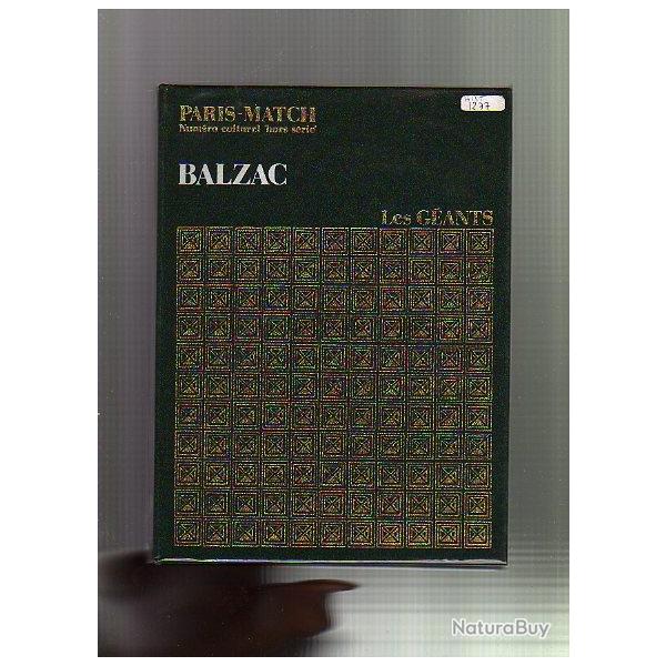 balzac  . collection les g�ants . paris-match livre
