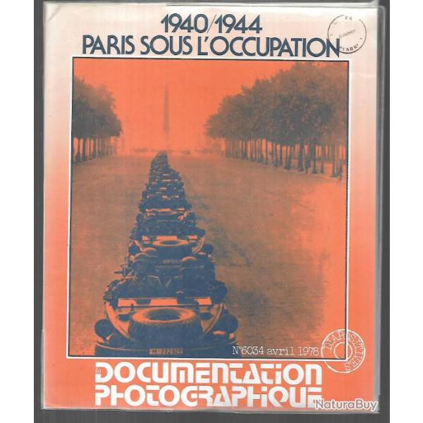 1940-1944 paris sous l'occupation , diapositives avec disque souple , � la une fascicule seul et ++