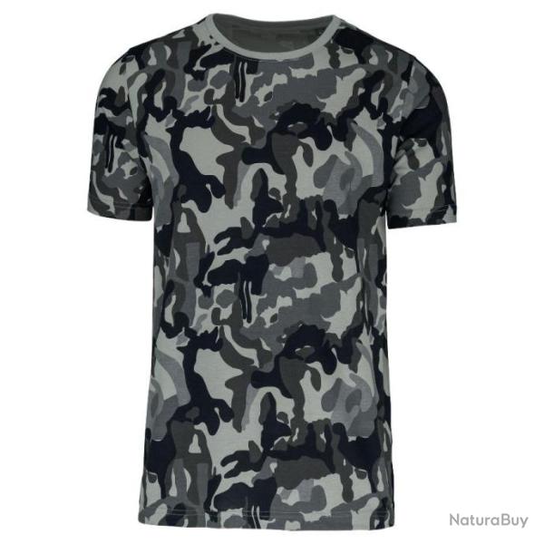 Tee shirt manche courte camouflage urban camo