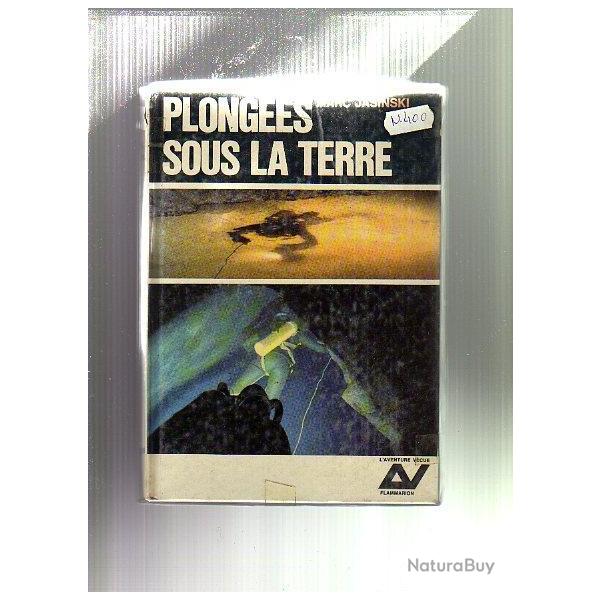 plong�es sous la terre . marc jasinski. han sur lesse , sp�l�ologie sous-marine .