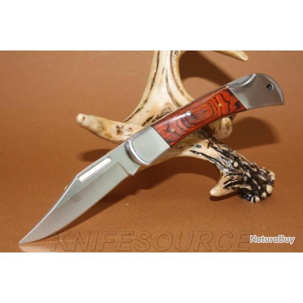 Couteau pliant Classic Knives Rosewood Lockback Pocket Knife cn2108264 Manche Bois - Cran d'arr�t