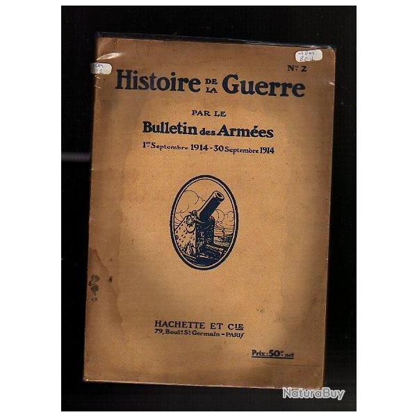 histoire de la guerre par le bulletin des arm�es 1er septembre 1914-30 septembre 1914