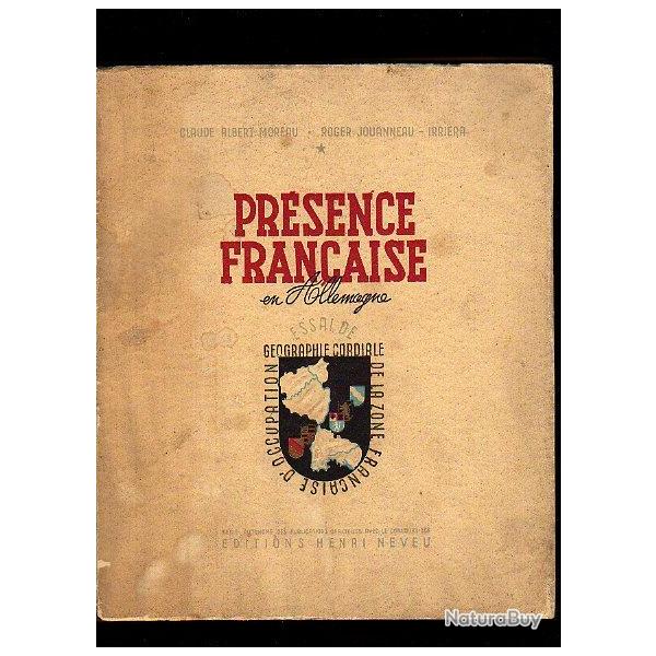 Pr�sence fran�aise en allemagne. FFA-Zone Fran�aise d'Occupation