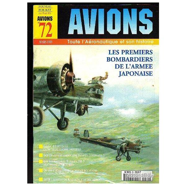 revue avions n�72 . mars 1999 . Leila press . �puis� �diteur , gloster gladiator, luftwaffe,