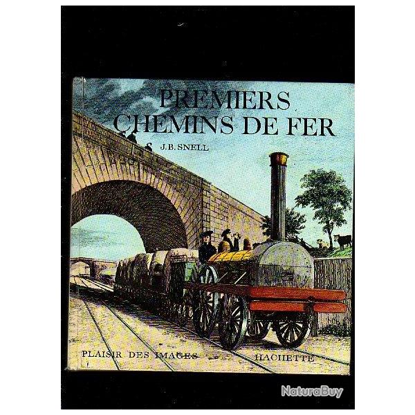 Premiers chemins de fer. trains