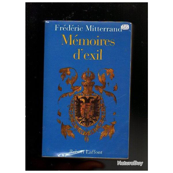 m�moires d'exil  . romanov , habsbourg , hohenzollern . fred�ric mitterrand