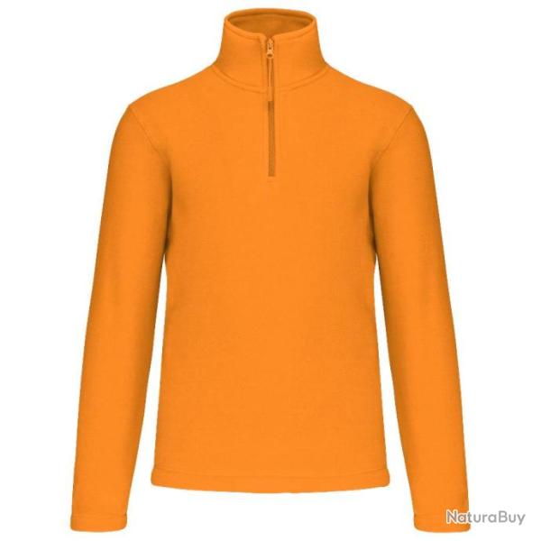 Micropolaire col zipp� orange - KARIBAN