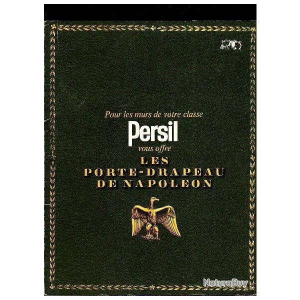 objet publicitaire lessive Persil , les porte-drapeau de napol�on fin 1960