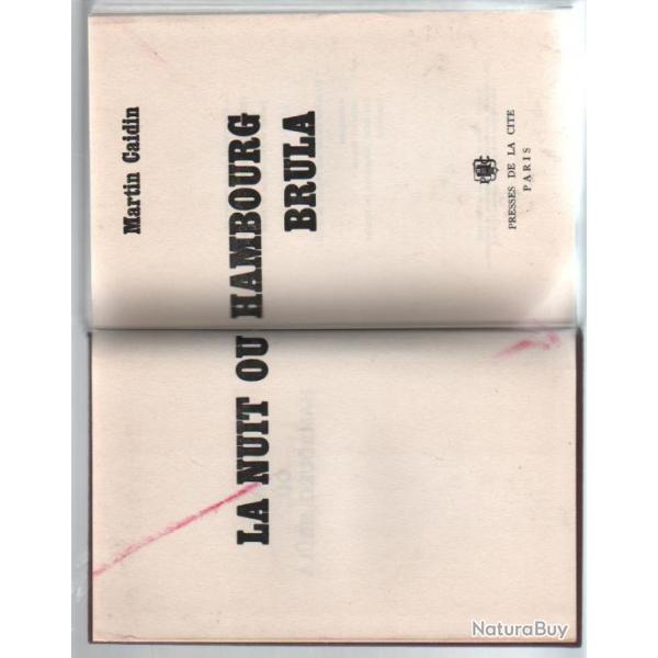 la nuit ou hambourg brula de martin caidin op�ration gomorrhe