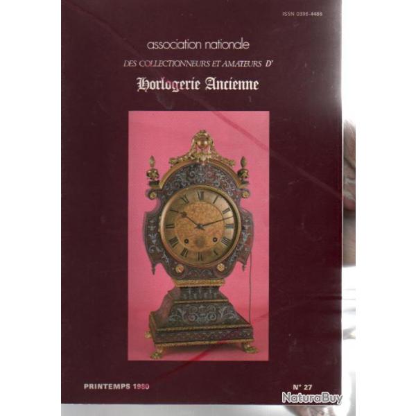 association nationale des collectionneurs et amateurs d'horlogerie ancienne  n�27 printemps 1980