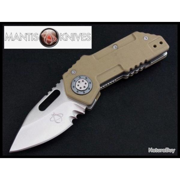 Couteau Mantis Tough Tony. 3 1/2" clos Acier CPM-440V G-10 Handle MANMT9D