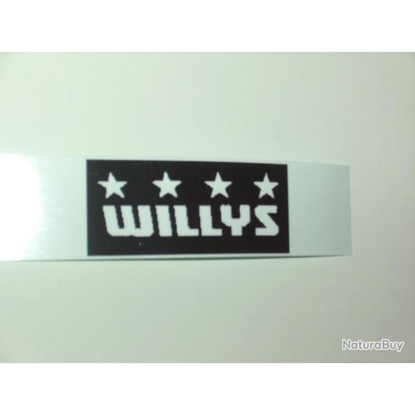 Autocollant JEEP WILLYS