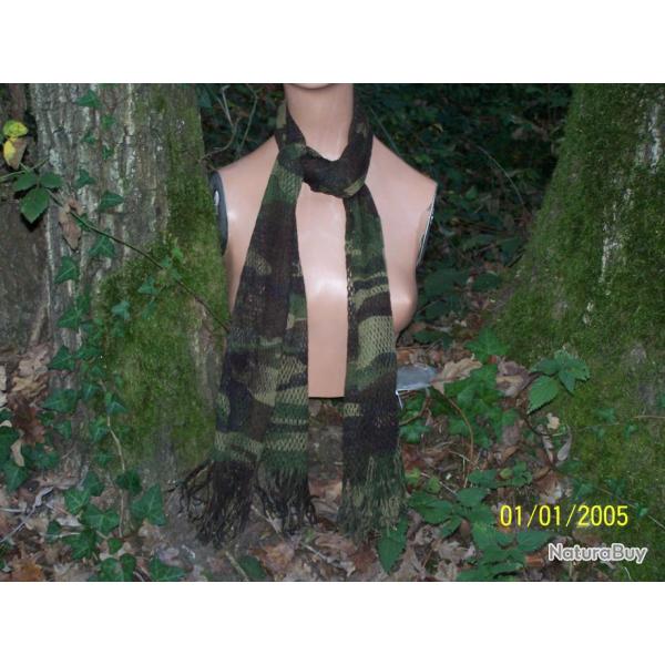 echarpe filet camo