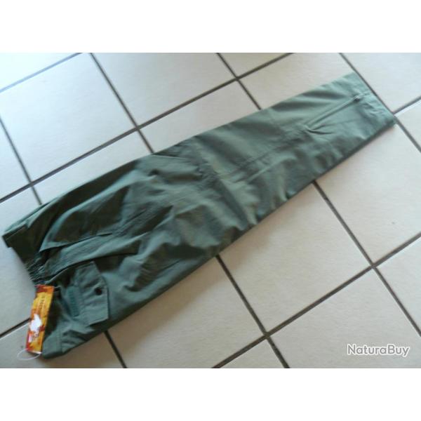 PANTALON  CHASSE/ PECHE   KAKI doubl�,  CAMOSPORT    48/50   - 35%