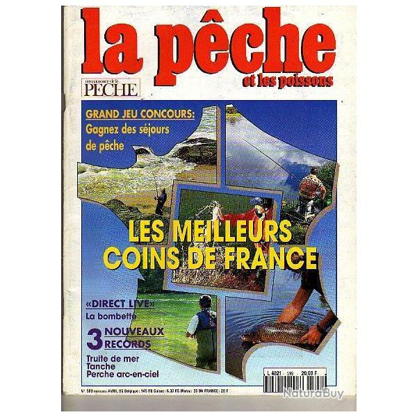 la p�che et les poissons 599 avril 95. les meilleurs coins de france