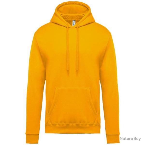 Sweat � capuche KARIBAN jaune 280gr
