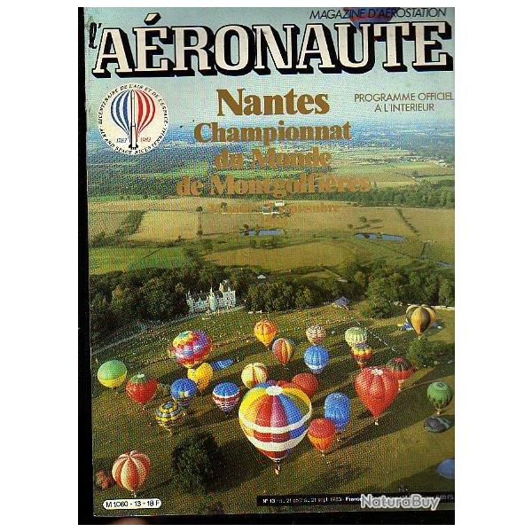 l'a�ronaute n� 13 . magazine d'a�rostation. ballons et dirigeables.