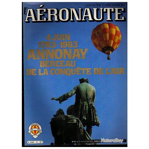 l'a�ronaute n� 10 . magazine d'a�rostation. ballons et dirigeables.