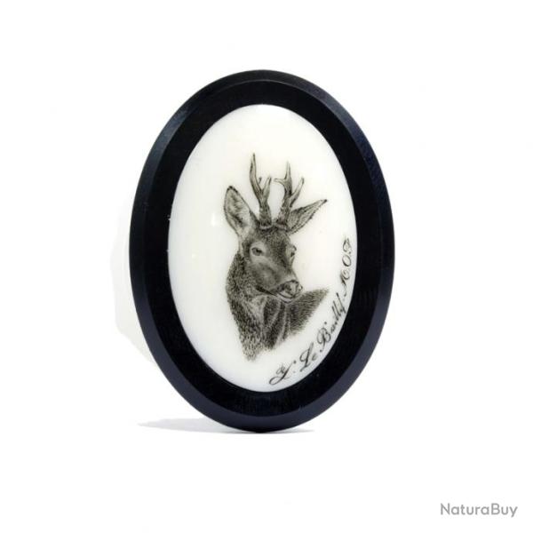 Calottes chevreuil aspect ivoire ou argent Ivoire