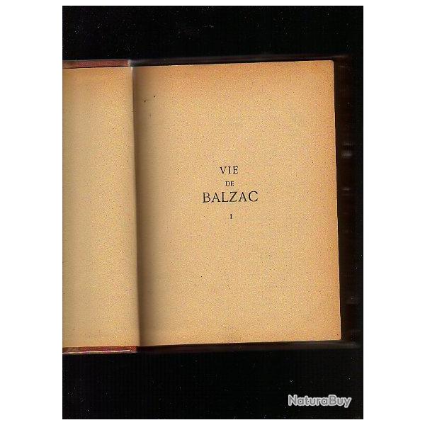 vie de balzac tome 1. d'andr� billy