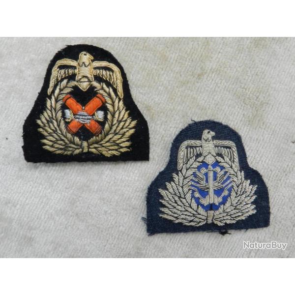 IRAK 1991 : LOT 2 INSIGNES de CASQUETTE