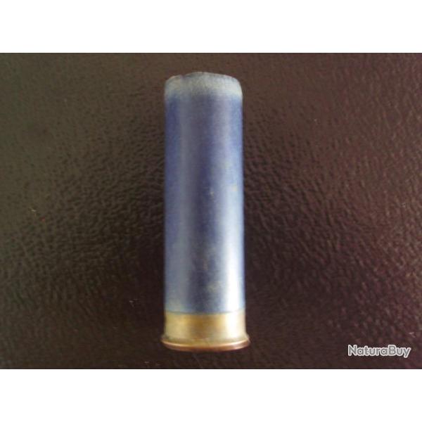 Douille carton de calibre 12 amorce bleu fonc