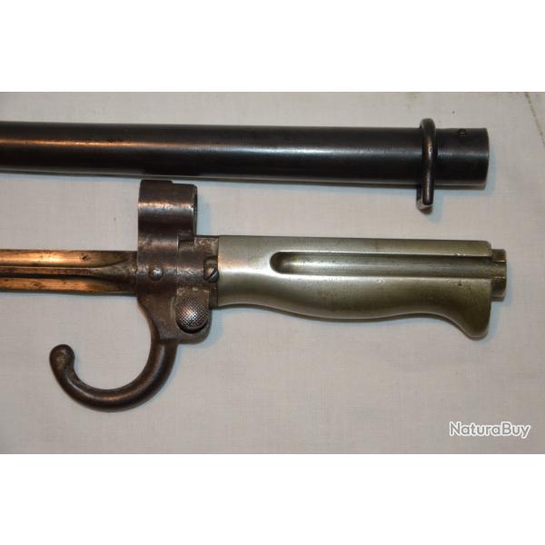 RARE ET SUPERBE EPEE BAIONNETTE DAUDETEAU MODELE 1895-DERIVE DES MODELES LEBEL 1886