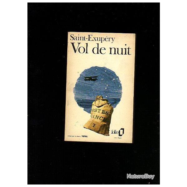 vol de nuit . saint-exup�ry. objet publicitaire remis par total ,collection folio