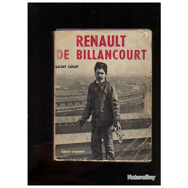 renault de billancourt. saint-loup.