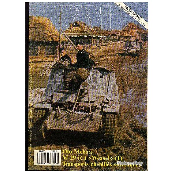 revue VMI, v�hicules militaires internationale n�22 weasel 1 , transports chenill�s sovi�tiques