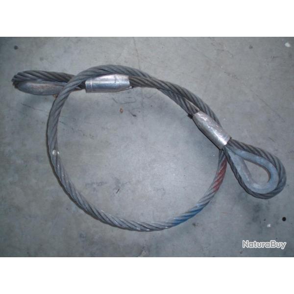 ELINGUE ACIER GALVA D.16 / L 150 cms / CMU 2300 kgs, JEEP, P4, 4x4