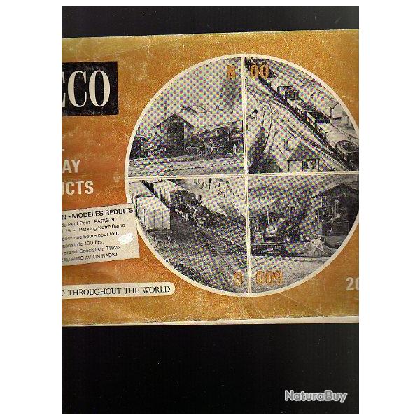 Rare catalogue peco trains miniatures 1972