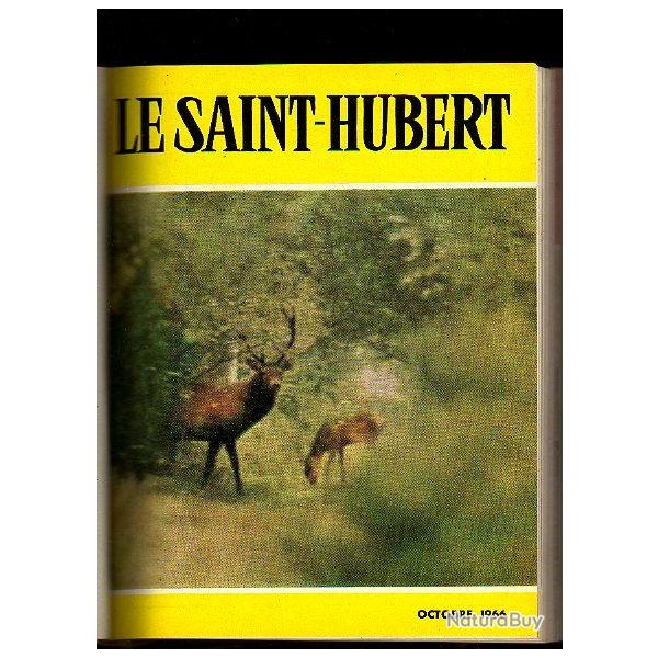 Revues de chasse, le saint-hubert 1966-67. reli�es demi-cuir