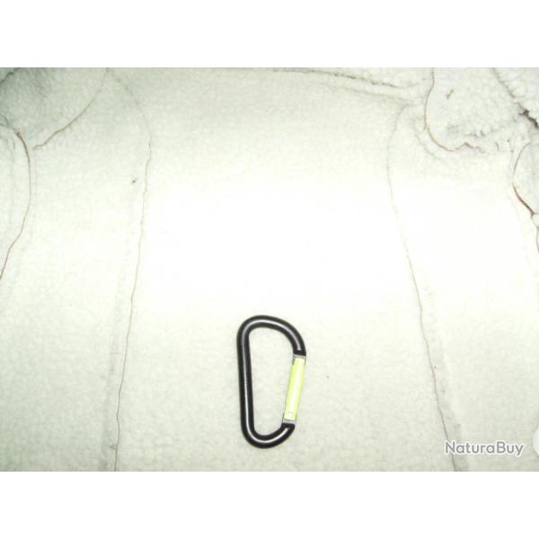 Solide Mousqueton noir et jaune