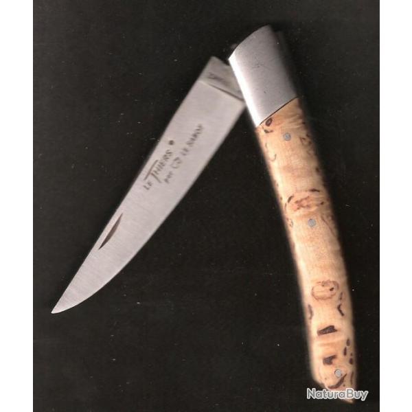 chatoyant BOULEAU LE THIERS lgant couteau GRATUIT Grav Prnom