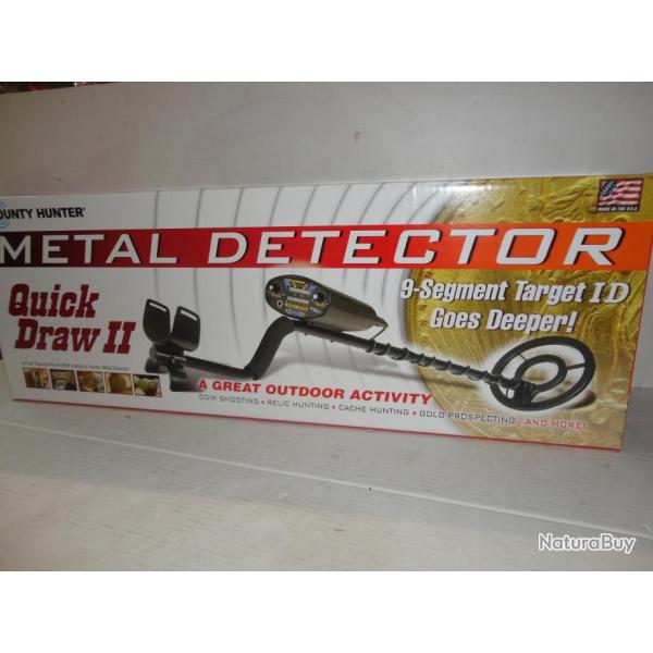 N1722-DETECTEUR DE METAUX QUICKDRAW II - NEUF!!!!!