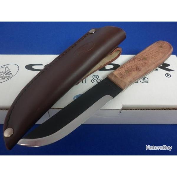 Couteau de Survie Chasse Condor Bushcraft Basic 5" Carbone 1075 Etui Cuir CTK2365HC