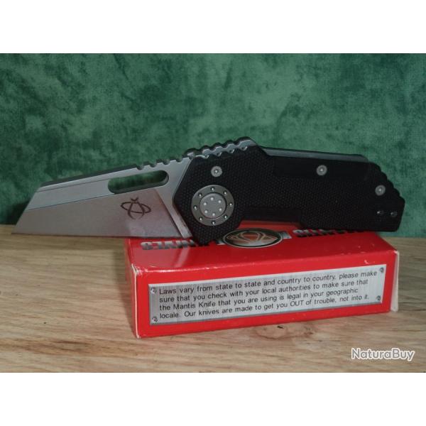 Couteau Mantis Pit Boss 3 1/2" clos Acier CPM-440V G-10 Handle MANMT9