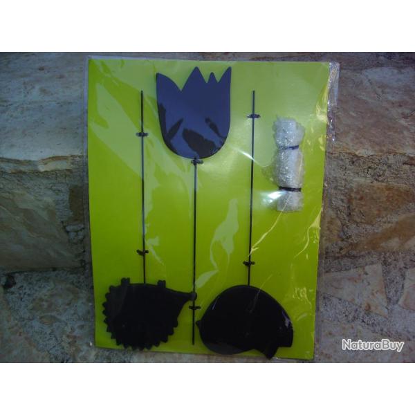 Lot de 3 petites pancartes de potag�