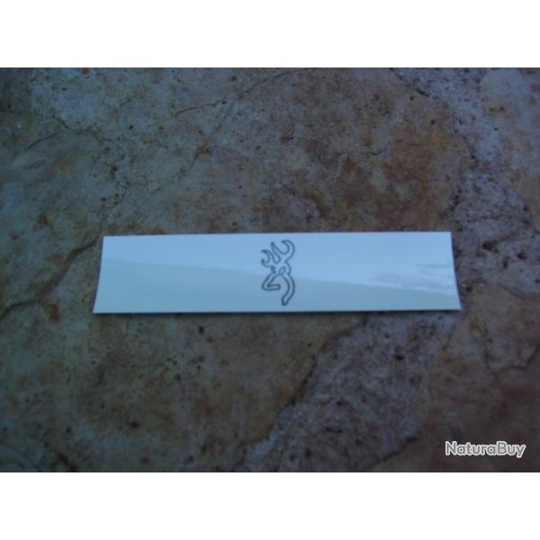 Autocollant BROWNING logo double liseret