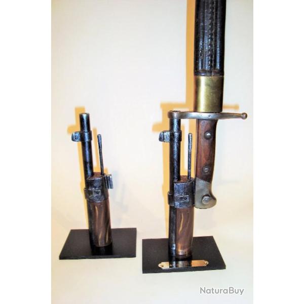 SUPPORT PRESENTOIR POUR BAIONNETTE CARCANO M1891