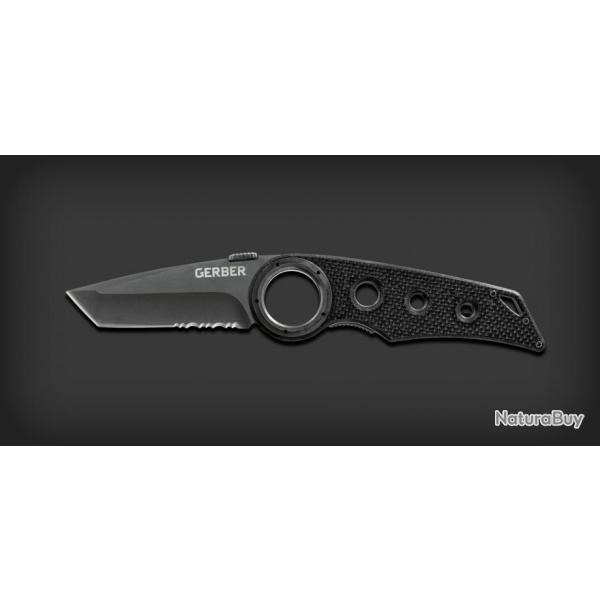Couteau Gerber Remix Tactical Black Tanto Acier 7Cr17MoV Serrated G30000433