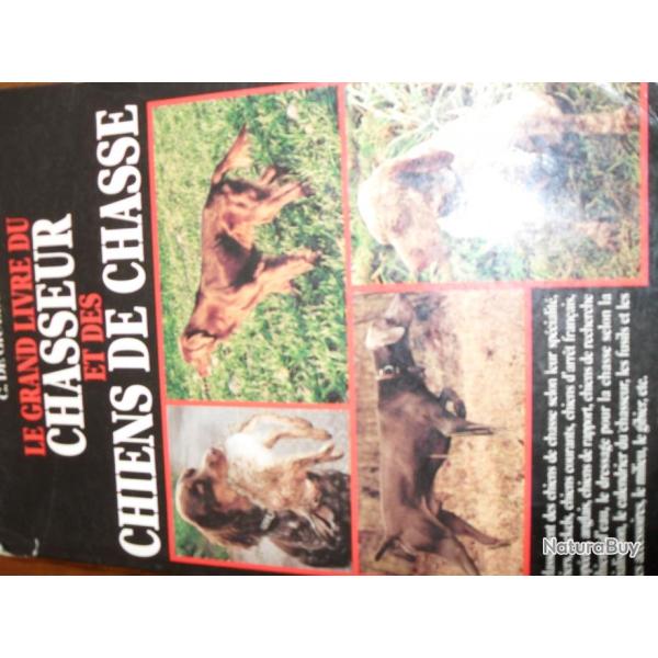 LIVRE SUR LES  CHIEN DE CHASSE