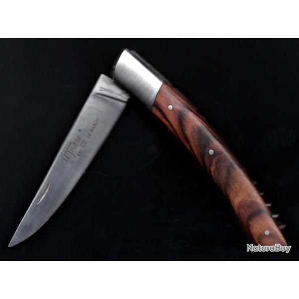 THIERS  TIRE BOUCHONS  Bois de VIOLETTE Grav� au Pr�nom couteau �l�gant
