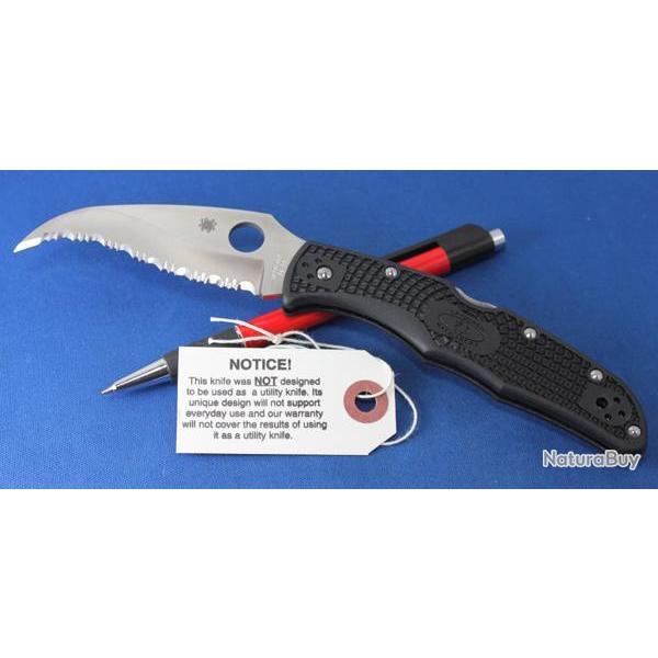 Couteau Spyderco Matriarch 2 Acier VG-10 Spyderco Made In Japan SC12SBK2