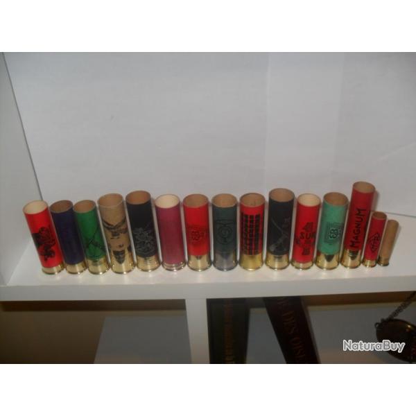 SUPERBE LOT DE 15 DOUILLES ANCIENNES JAMAIS CHARGEES  POUR COLLECTIONNEURS N�8